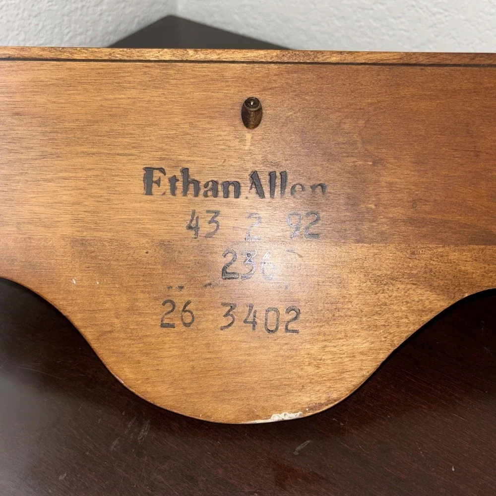 Ethan‎ Allen Vintage Wood Wall Shelf  18